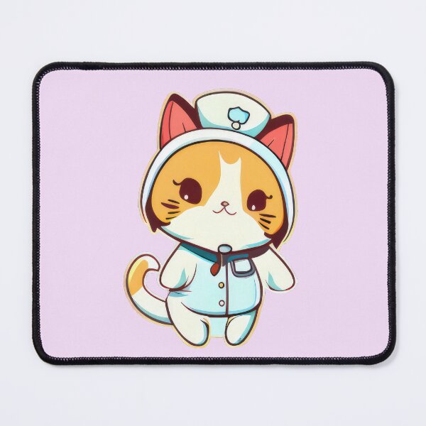 Item preview, Nurse Cute Cat Kitten designed and sold by Tellingmoon.