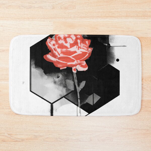 Item preview, Red Rose Geometric Flower Design | Version 8 | Umbellated Studio designed and sold by Umbellated.
