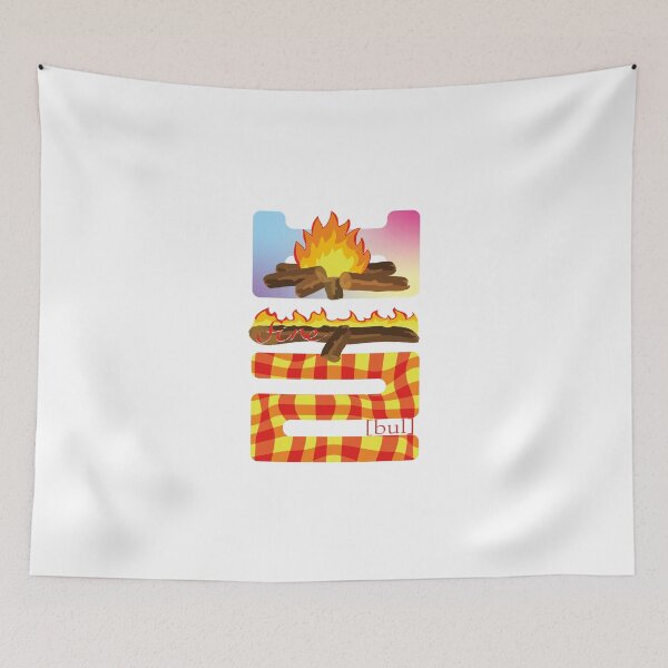 Item preview, Korea Hangeul, fire designed and sold by jajoo.