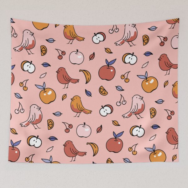 Item preview, birds, fruits designed and sold by DerSenat.