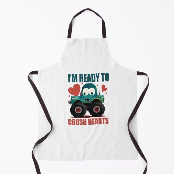 Item preview, Kids I Crush Hearts Monster Truck Toddler Boys Valentines Day designed and sold by Bend-The-Trendd.