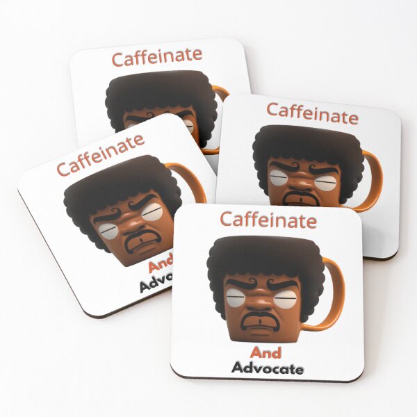 Item preview, Caffeinate And Advocate designed and sold by Paintandgo.