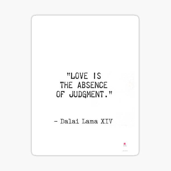 Dalai Lama quote Sticker