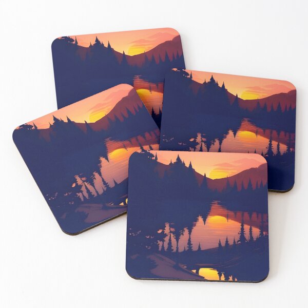 Item preview, Find the Perfect Minimalist Landscape Sunrise View and Trees Print for Your Personal Style and Taste designed and sold by supeart.