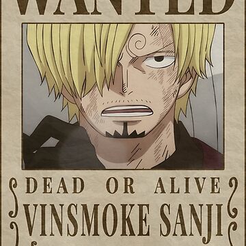 One Piece Sanji Anime One Piece Vinsmoke Sanji Matte Finish Poster