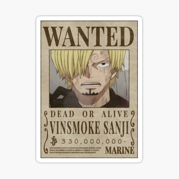 Pegatinas Wanted Luffy/ Zoro - One Piece