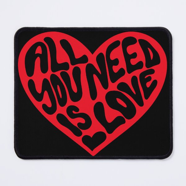 Item preview, All You Need Is Love - Typography Heart Shape designed and sold by FarFarita.