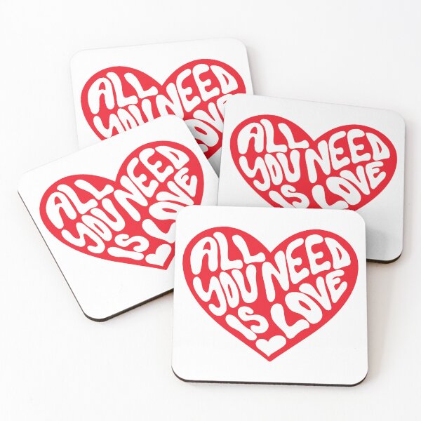 Item preview, All You Need Is Love - Typography Heart Shape designed and sold by FarFarita.