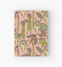 spring asparagus Hardcover Journal