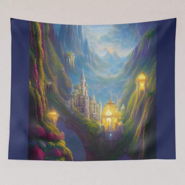 Item preview, Elven Mountain Palace designed and sold by SapphireMyst.
