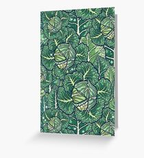 dreaming cabbages Greeting Card