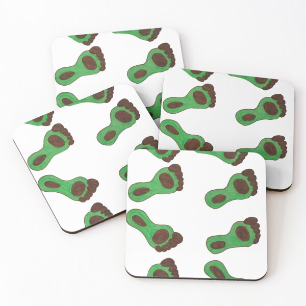 Item preview, Happy little green foot prints  designed and sold by mindmaster007.