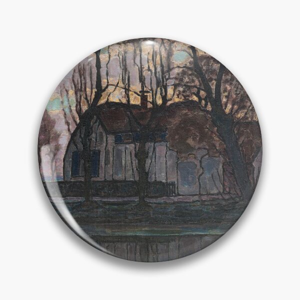 Item preview, Farm Near Duivendrecht, In The Evening, 1916 by Piet Mondrian designed and sold by BossyCatHome.