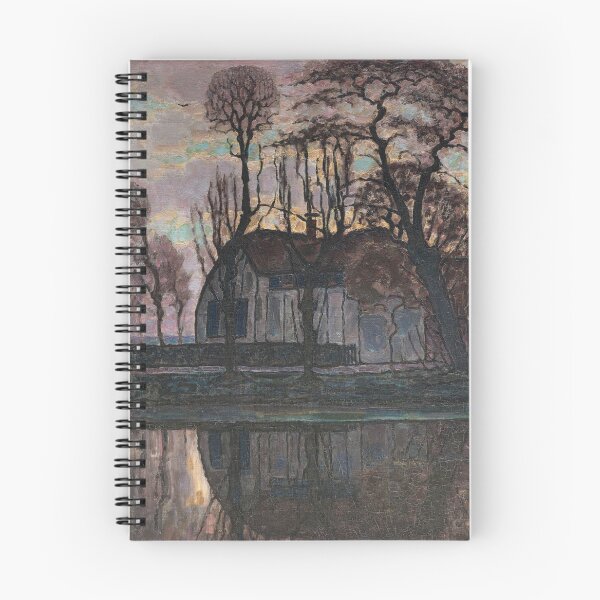 Item preview, Farm Near Duivendrecht, In The Evening, 1916 by Piet Mondrian designed and sold by BossyCatHome.