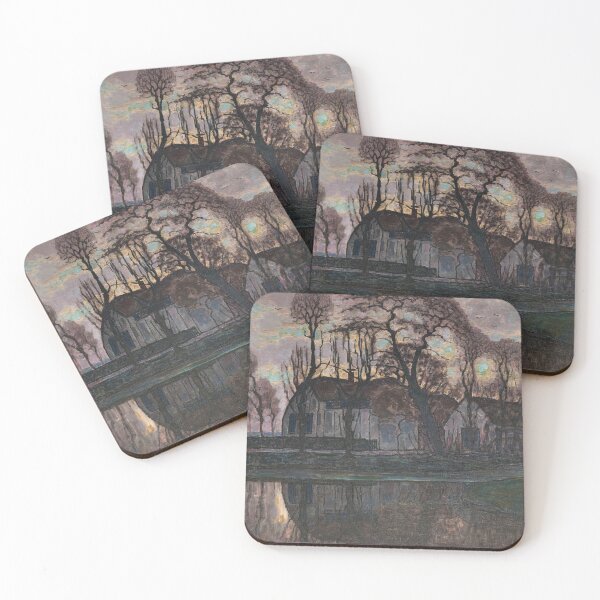 Item preview, Farm Near Duivendrecht, In The Evening, 1916 by Piet Mondrian designed and sold by BossyCatHome.