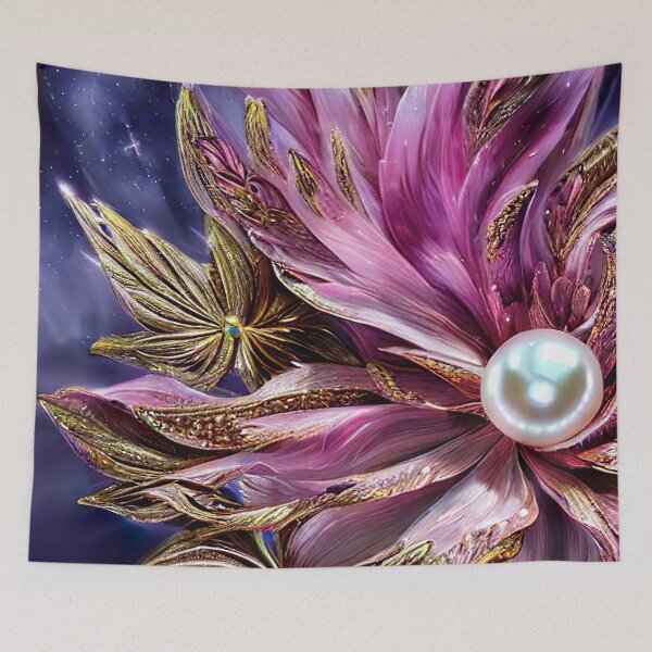 Item preview, Pearly flower designed and sold by moonspirits.
