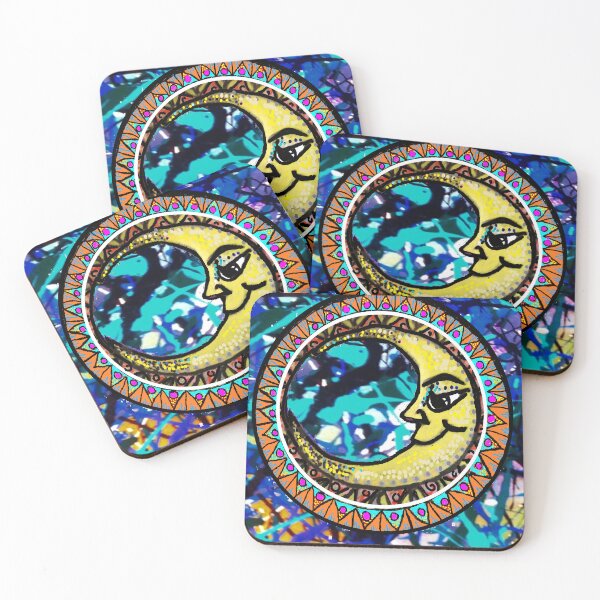Item preview, Moon lucky retro Moon  designed and sold by LowEndGraphics.