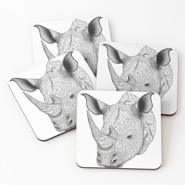 Item preview, ZenWild Black and White Animal Zentangles designed and sold by printiesart.