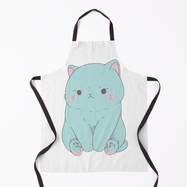 Item preview, Blue Constipated Cat  | Valentine's Day Gift | Anxious Cat Nervous Cat Shy Cat | Funny Looking Cat | Pastel Cats designed and sold by Synthetic-Intel.
