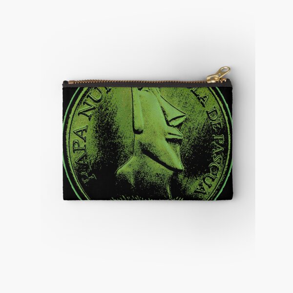 Item preview, Easter Island Head 2000 peso coin green designed and sold by Hammered Time.
