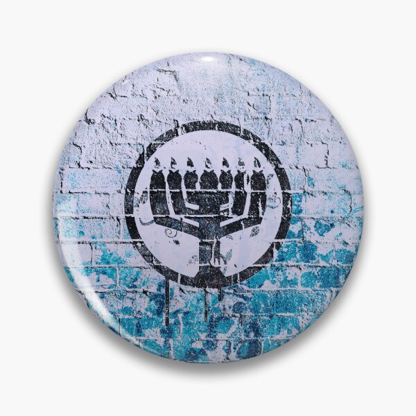 Item preview, Graffiti Inspired Menorah Wall Art (Blue/White Version), Hebrew Israelite, Hebrew, Israelite Merch designed and sold by Yachad.