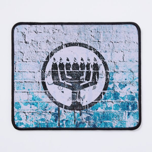 Item preview, Graffiti Inspired Menorah Wall Art (Blue/White Version), Hebrew Israelite, Hebrew, Israelite Merch designed and sold by Yachad.