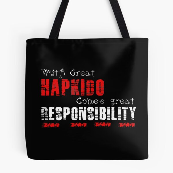 Item preview, With great Hapkido comes great responsibility designed and sold by MartialArtsNerd.