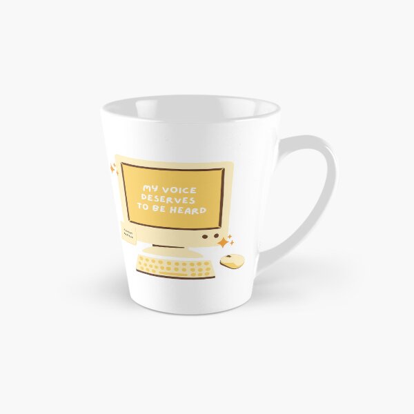 Item preview, My voice deserves to be heard. Cute affirmation design for writers. designed and sold by CreativeStrand.