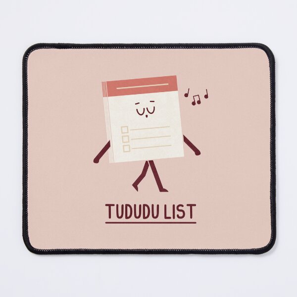 Item preview, Tududu List designed and sold by HandsOffMyDinosaur.