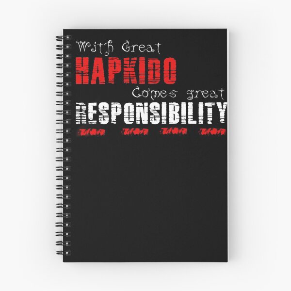 Item preview, With great Hapkido comes great responsibility designed and sold by MartialArtsNerd.