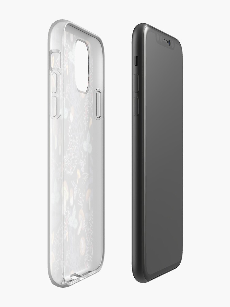Alternate view of dark wild forest mushrooms iPhone Case & Cover