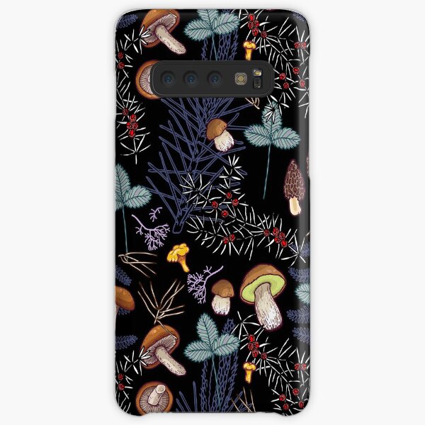 dark wild forest mushrooms Samsung Galaxy Snap Case