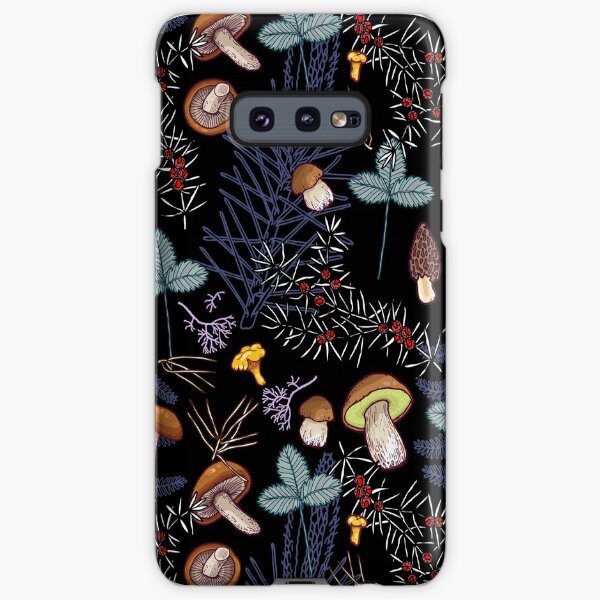 dark wild forest mushrooms Samsung Galaxy Snap Case