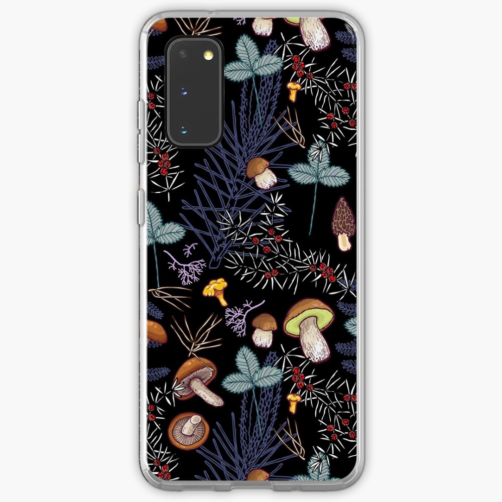 dark wild forest mushrooms Case & Skin for Samsung Galaxy