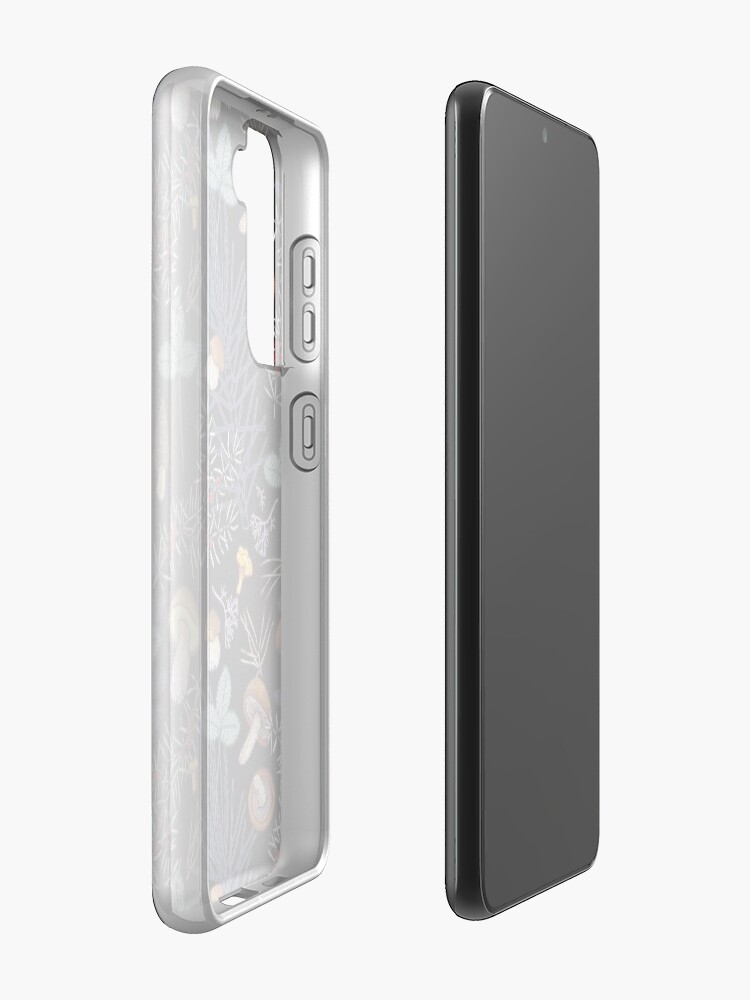 Alternate view of dark wild forest mushrooms Case & Skin for Samsung Galaxy