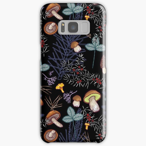 dark wild forest mushrooms Samsung Galaxy Snap Case