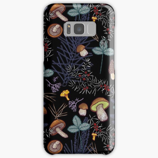 dark wild forest mushrooms Samsung Galaxy Snap Case