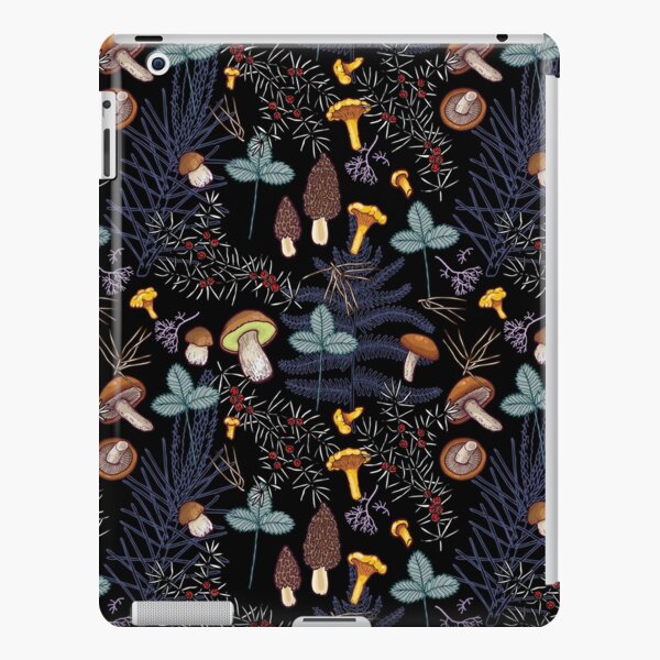 dark wild forest mushrooms iPad Snap Case
