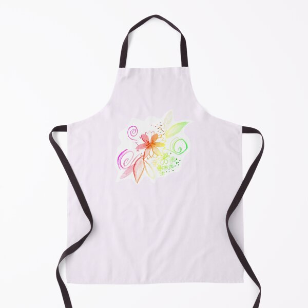 Item preview, flower watercolor painting | Watercolor colorful flower sketch designed and sold by lausn.