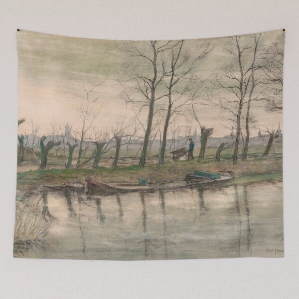 Item preview, Amsterdam Skyline Viewed from the West,  1899 by Piet Mondrian designed and sold by BossyCatHome.