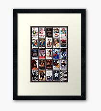The James Bond Movies Framed Print