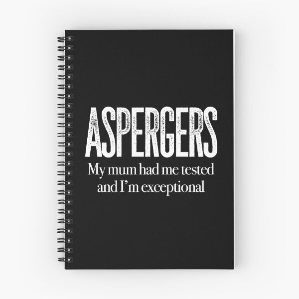 Item preview, ASPERGERS My mum had me tested and I’m exceptional | Asperger Syndrome Awareness | Autism Spectrum Disorder | High Functioning | Neurodiversity | Neurodivergent | Neurodiverse designed and sold by MJDezigns.