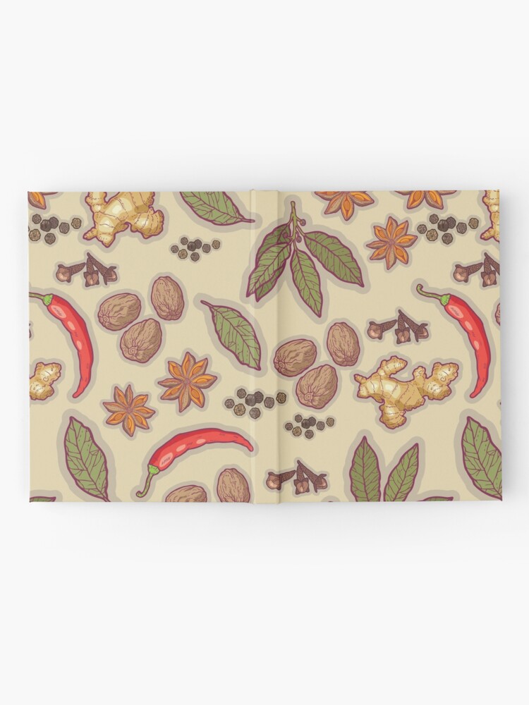 Alternate view of warming spices Hardcover Journal
