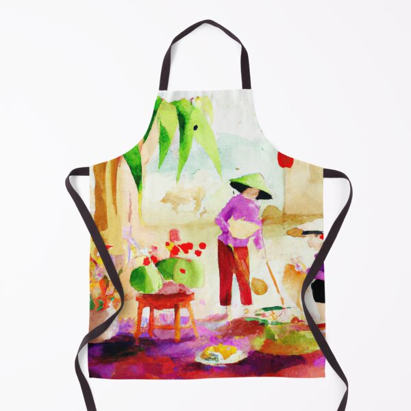 Item preview, Tet Vietnam , Vietnamese New Year , Watercolor Painting designed and sold by Color-Me-Blue.