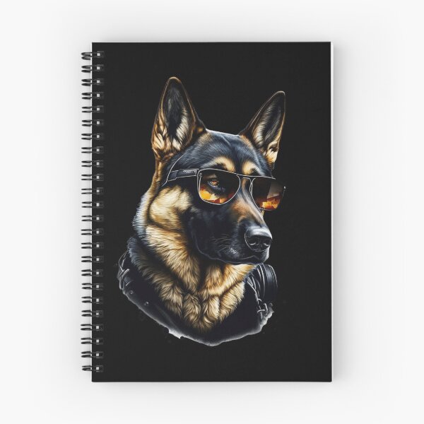 Item preview, German Shepperd K9 With Brown Glasses Super Realistic designed and sold by adembulut.