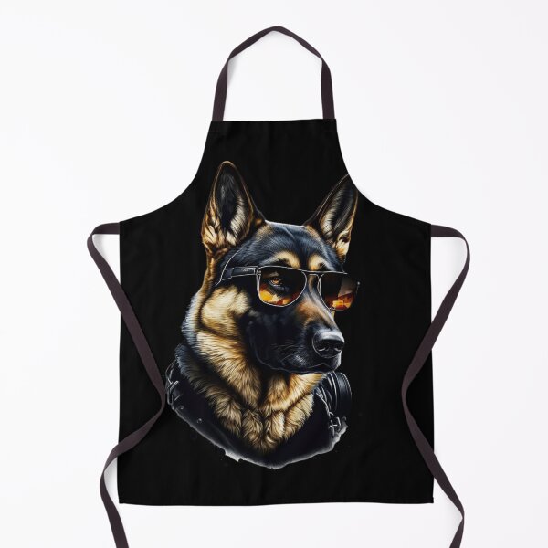 Item preview, German Shepperd K9 With Brown Glasses Super Realistic designed and sold by adembulut.