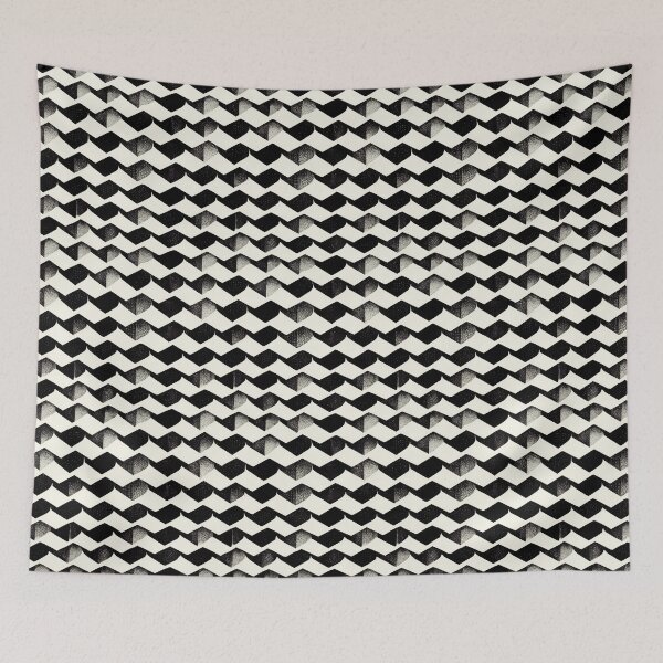 Item preview, Black And White Pattern Geometry designed and sold by Vintagez 98.