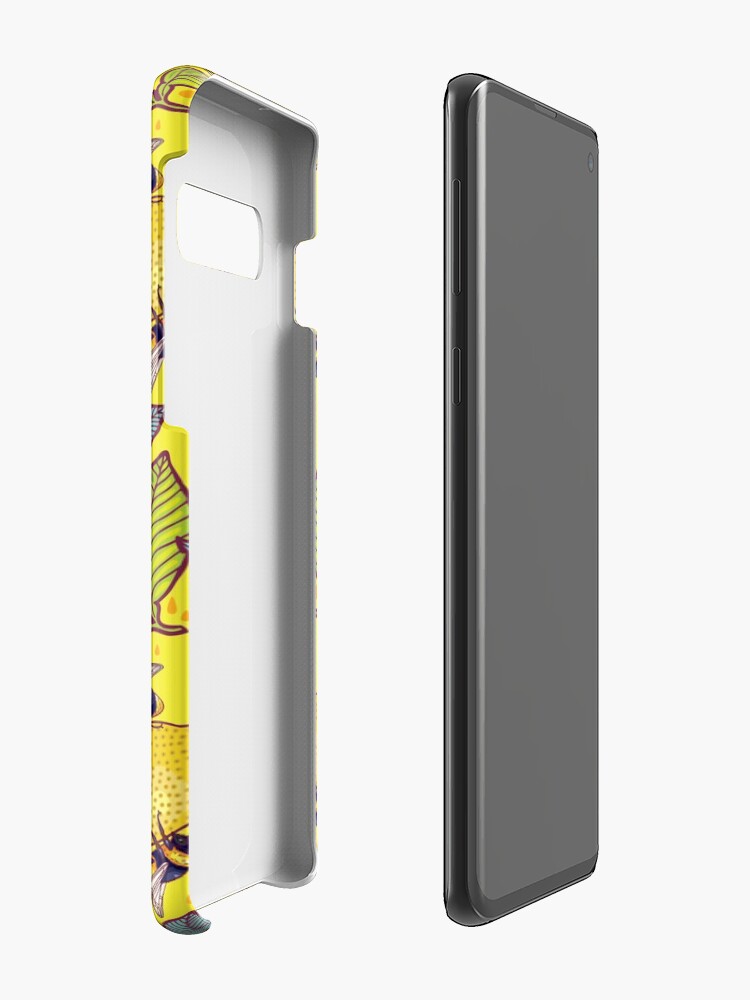 Alternate view of Yellow lemon and bee garden. Case & Skin for Samsung Galaxy