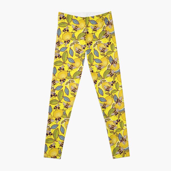 Lemon Yellow Leggings for Sale