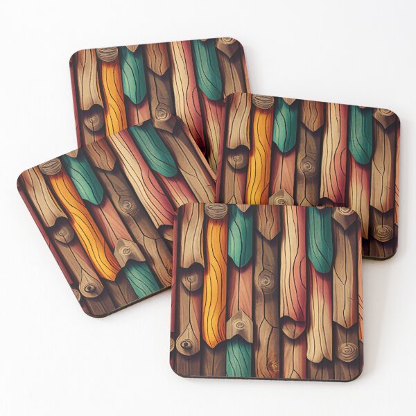Item preview, Relaxed Wood Cute Country Pattern Digital Painting designed and sold by CodeAndColors.